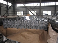 painéis corrugados 1.5mm telhando ondulados galvanizados 0.14mm do telhado do metal da folha