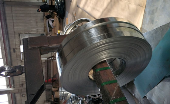 comprar SGCC Faixa de aço galvanizado a quente 0,12 mm × 100 mm com superfície passivada para fabricação de canais e tubos online manufacture