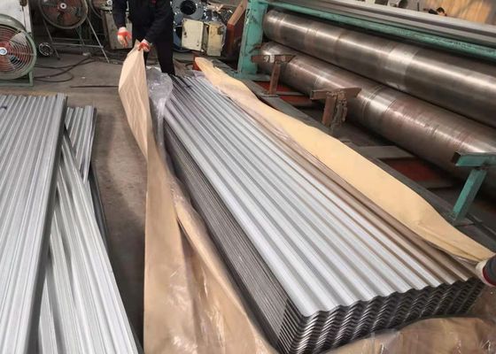 comprar Folha de telhado ondulada Galvalume AZ180 DX51D com largura efetiva de 800 mm para edifícios civis online manufacture