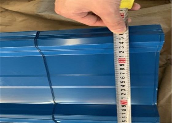 comprar a folha ondulada pre pintada do telhado de 76mm 17mm corrugou os painéis de parede do metal online manufacture