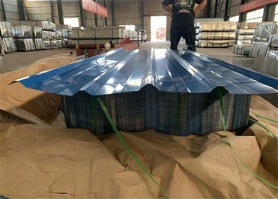 comprar Chapa de Telhado Corrugada Pré-Pintada DX51D Z120 PE de 0.45mm RAL9002 para Coberturas Industriais e Residenciais online manufacture